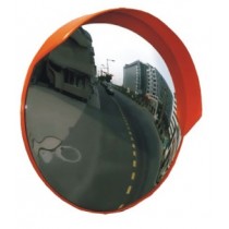 OUTDOOR CONVEX MIRROR with CAP (POLE MOUNTED)